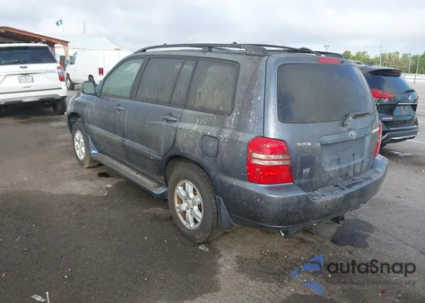 2003 Toyota Highlander V6 из США, поврежденный, VIN JTEGF21A130081297